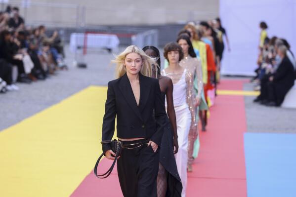 Stella McCartney dabbles in art at eco pioneering Paris show AP News